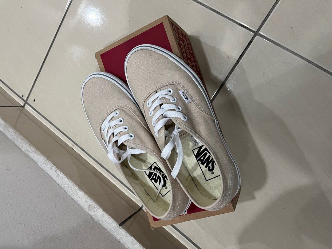 Vans authentic outlet aluminum/true white