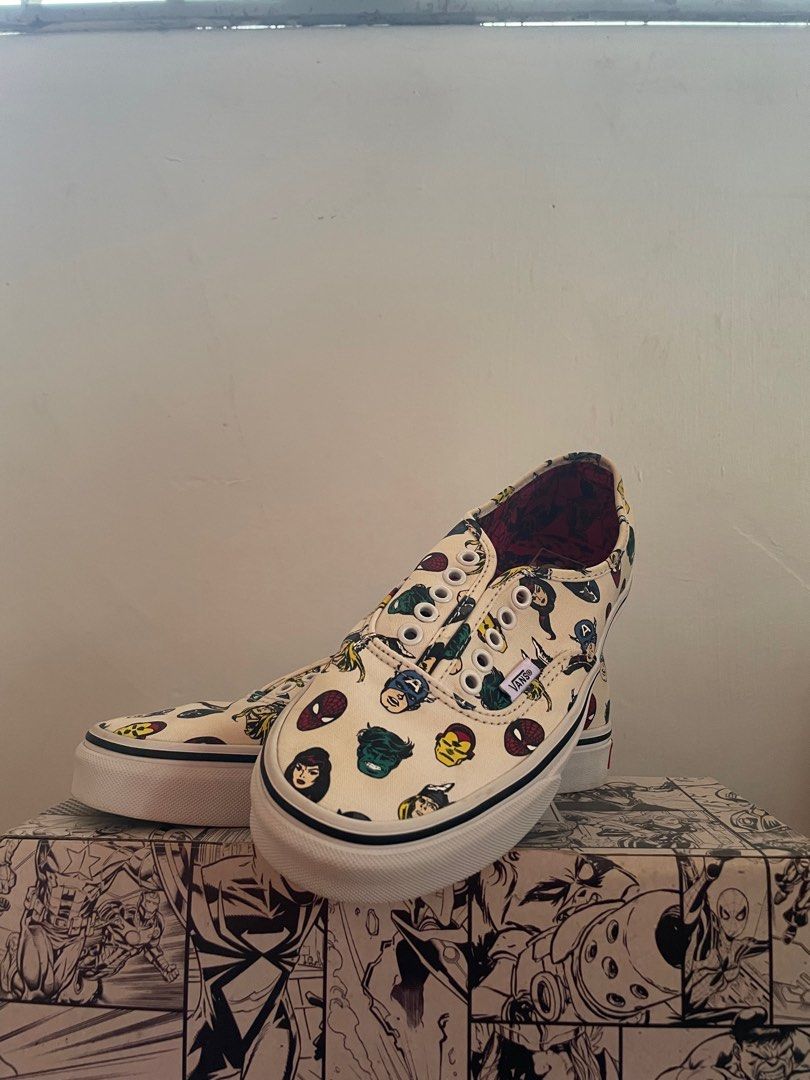Vans x online marvel shoes