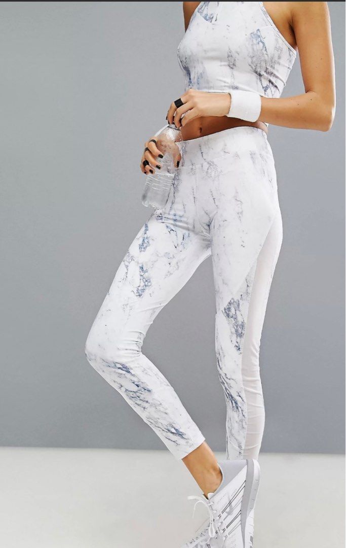 FAST DEAL ✨Varley Mesh Marble Leggings White (Like Lululemon, Alo Yoga,  Lorna Jane), Women's Fashion, Activewear on Carousell