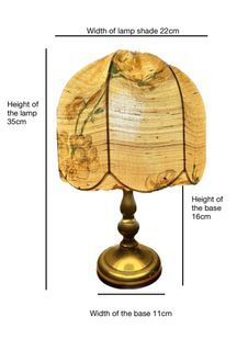 Vintage  Antique Biko Leuchten, Germany  70er Mid Century Table Lamp