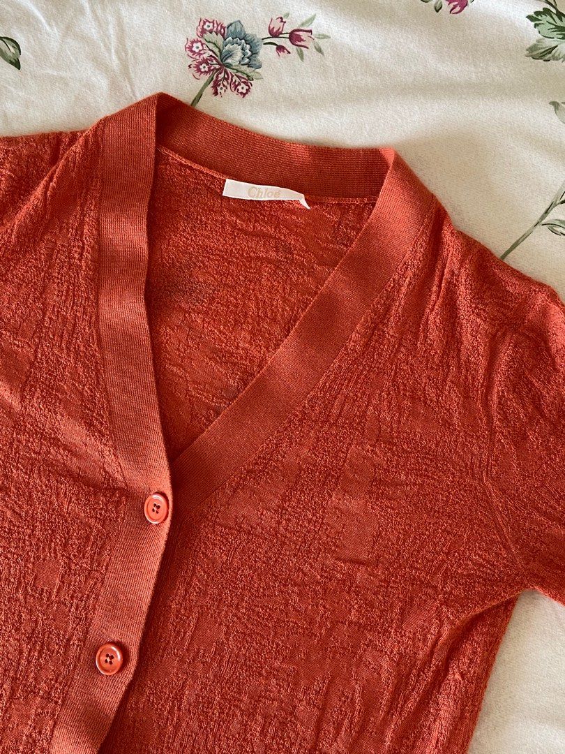 Vintage Cashmere blend Chloe Cardigan Women s Fashion Coats
