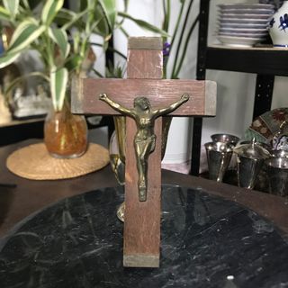 Vintage  French Crucifix