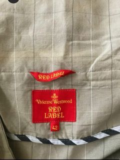 Vivienne Westwood Red Label Ruffle Off Shoulder Cropped One Button Blazer Authentic
