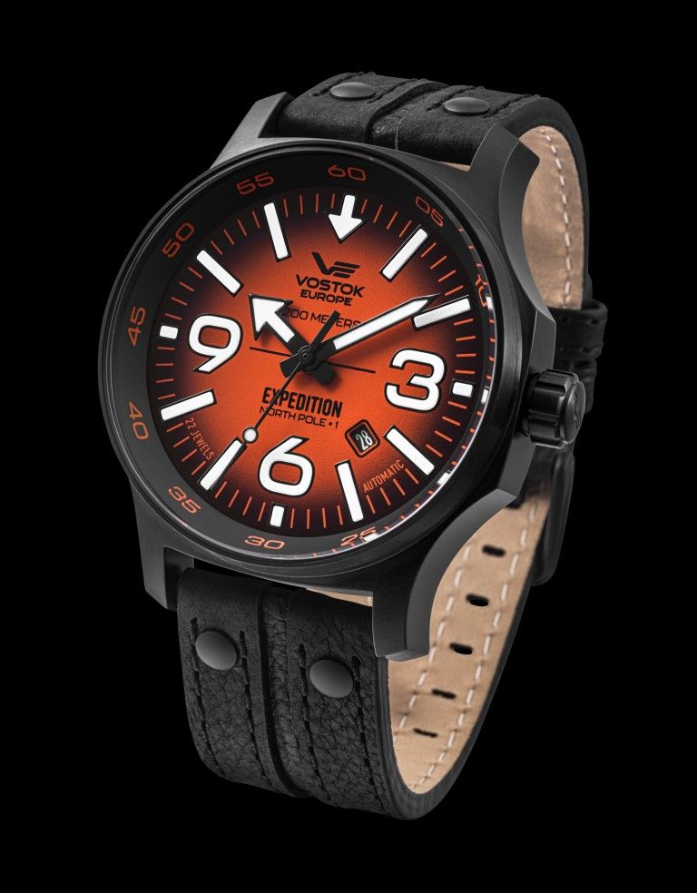 Vostok Europe Expedition North Pole Automatic Watch, OrangeYN55