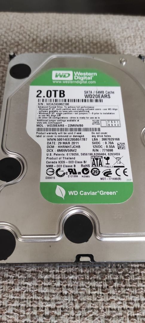 Western digital hotsell caviar green