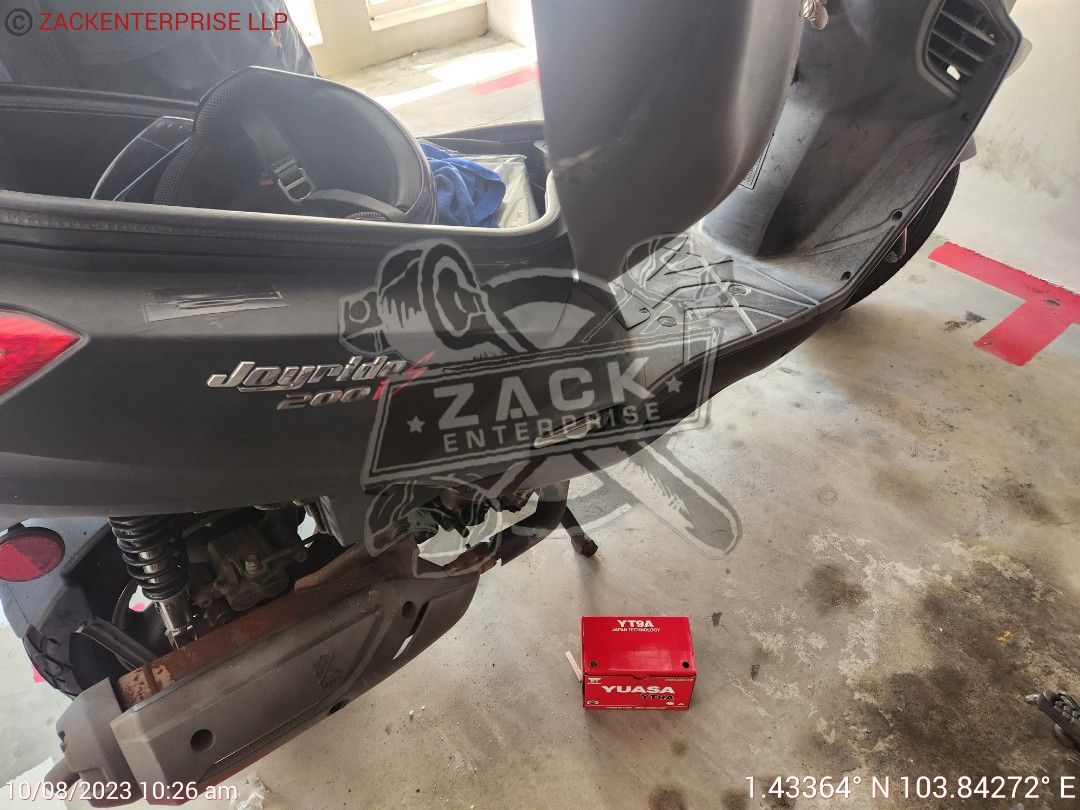 (WHATSAPP ONLY!!)Motorcycle Battery Rescue (ALL BIKE) JoyRide 200i