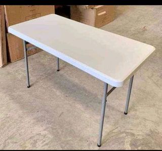 White Folding Table 4Ft