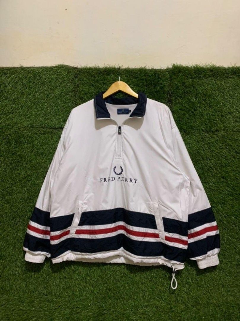 Windbreaker Fred Perry Halfzipper Barang Yang Dicari di Carousell