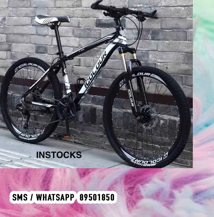 WITH Suspension iColour MTB 26 inch 21 Speeds Mountain Bike MTB 26 Bicycle rear rack Thermal