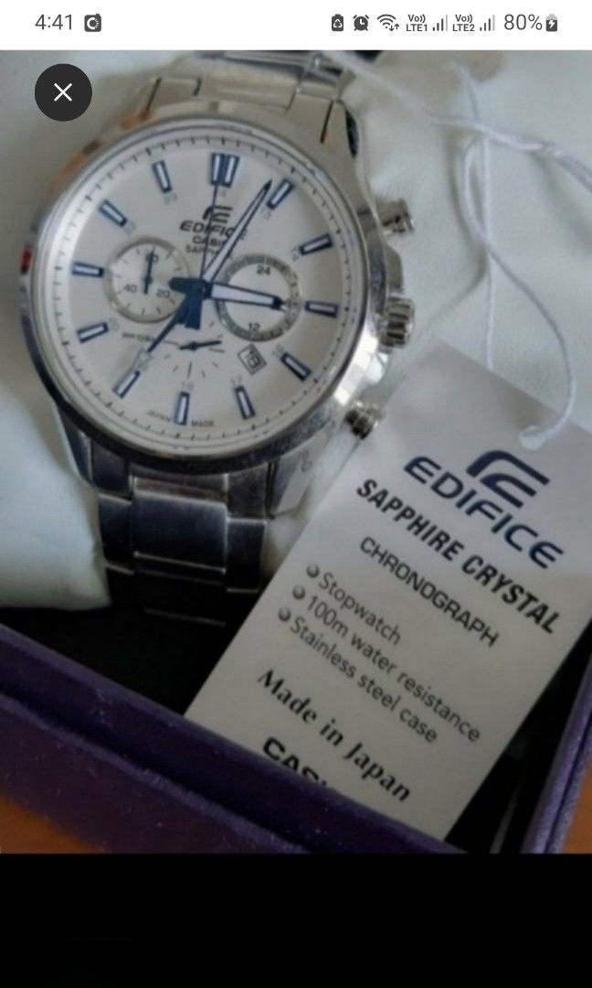 Casio edifice shop sapphire crystal