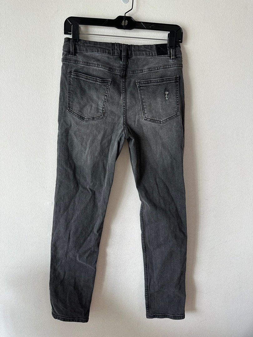 Y2K Jaywalker Women Distress Black Denim Size 14 XS Women s