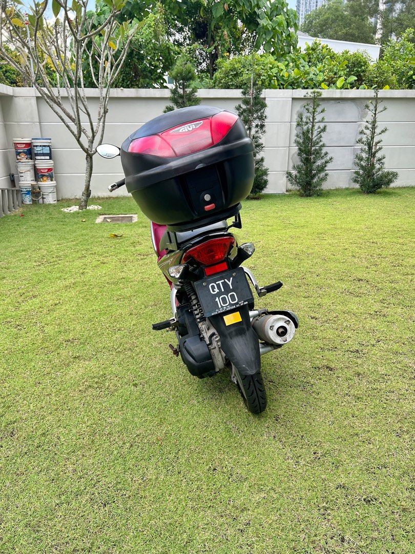 Yamaha Nouvo LC 135 with plate QTY100 Scooter, Motorbikes on Carousell