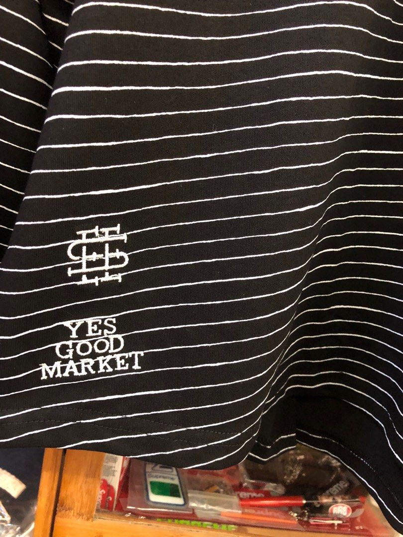 YGM×SEE SEE×S.F.C MARINE STRIPE LS, 男裝, 上身及套裝, T-shirt