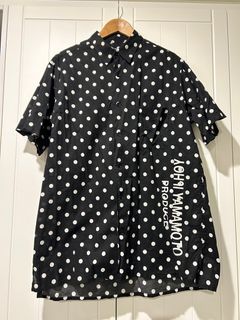 Yohji yamamoto pour homme 山本耀司 produce系列圓點襯衫 3號 日本購入正品