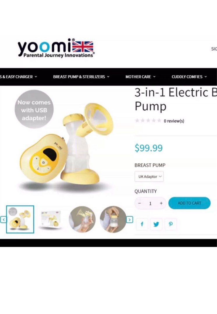 Yoomi breast pump deals