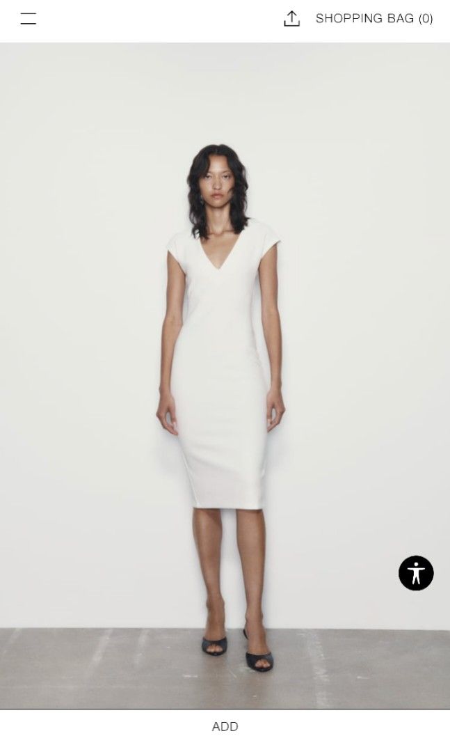 Zara fitted v-neck dress (Category: Dresses) located in Las Pinas. Submitted by rozramer (Listing ID 1253830664, Image 2). Description: PLEASE NOTE ITEM IS WASHED AND TAG HAS BEEN RE-ATTACHED. Item in great condition. Pick up in BF Resort Village, Las Pinas at buyer's expense. Shipping options are gogo express, grab and lalamove. Other shipping preferences will be handled by buyer and pick-up at my place. Payment can be made via Gcash or BPI Fami