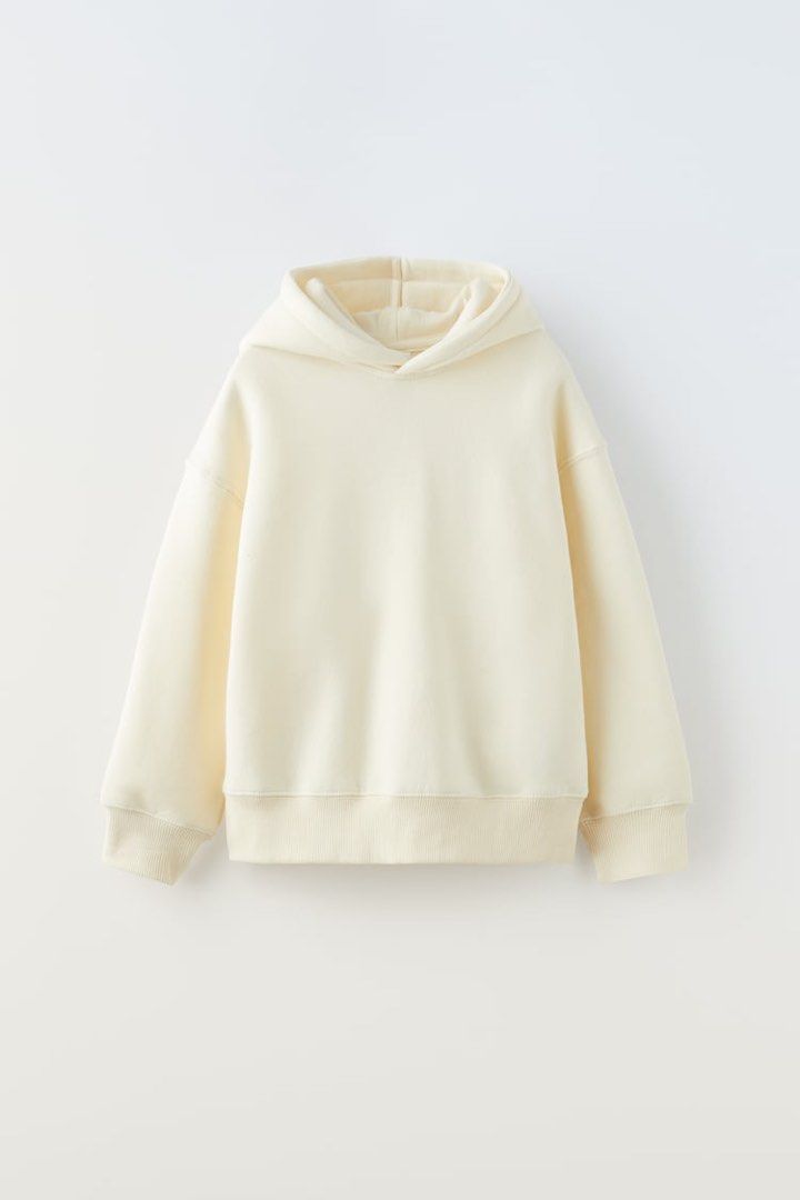 Zara kids white hoodie