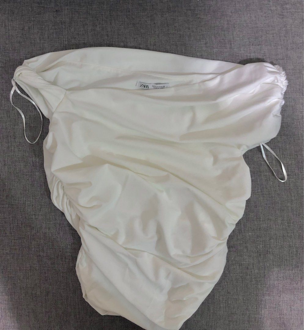 Dabelle Drapy Top - White main image 0