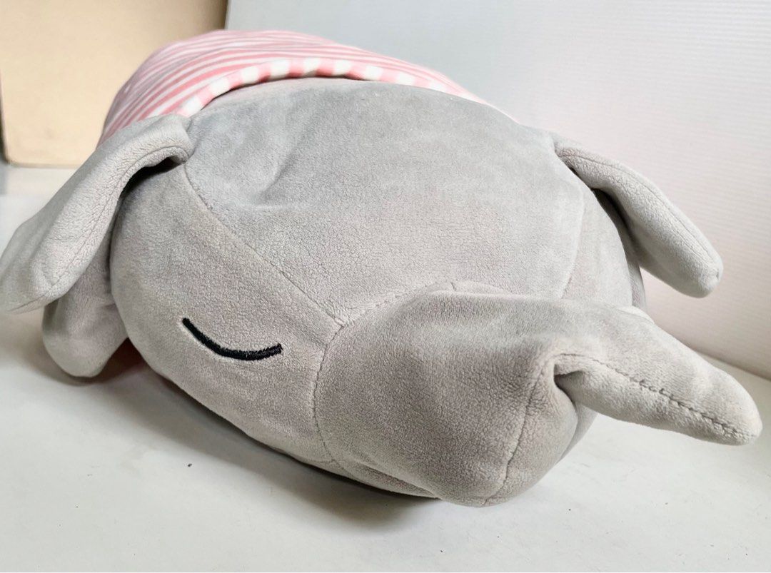21 Cute Sleeping Elephant Doll Plush Soft Toy Stuffed Toy Pillow