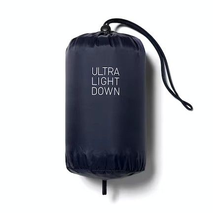 Uniqlo down jacket in sales a bag