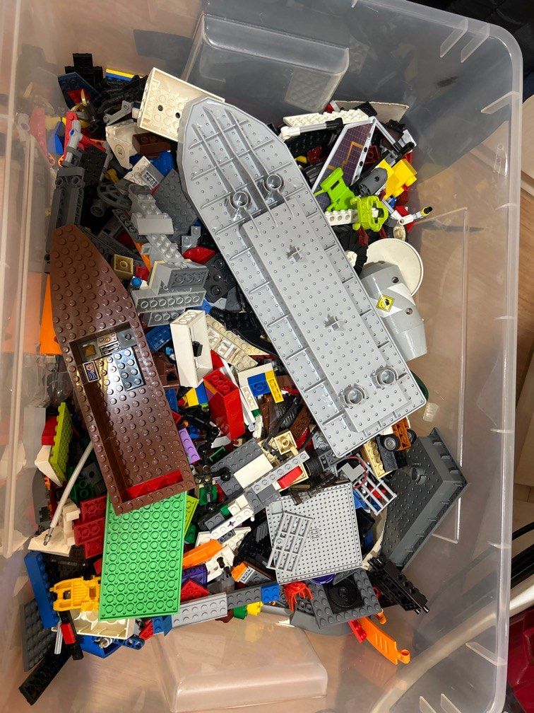 2 lego boxes easily 8000 pieces or more