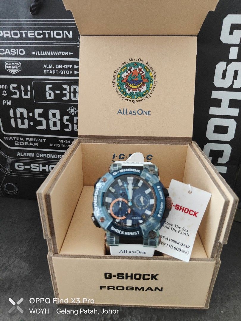 30TH anniversary Gshock WHITE ICERC GWF A1000K 2AJR LIMITED EDITION RARE STOCK