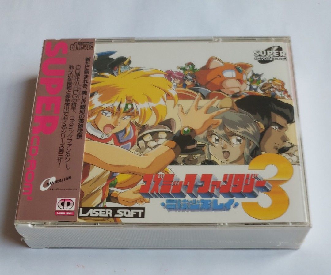 全新 PCE PC Engine Super CD Game 冒險少年3, 電子遊戲, 電子遊戲, 其他 Carousell