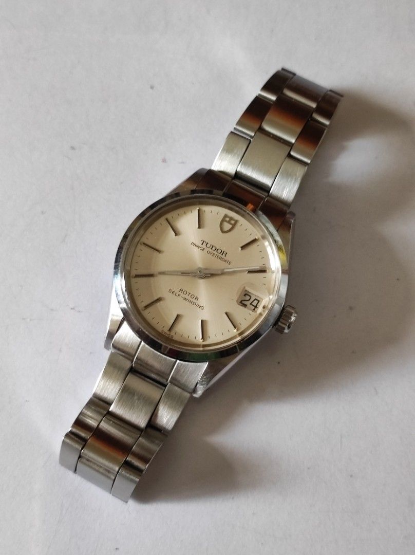 原裝Tudor Prince Oysterdate 74300 Automatic 自動手錶Watch, 名牌