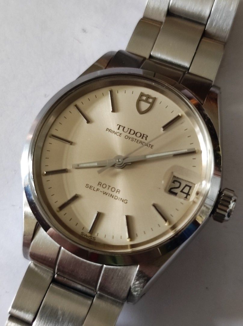 原裝Tudor Prince Oysterdate 74300 Automatic 自動手錶Watch, 名牌