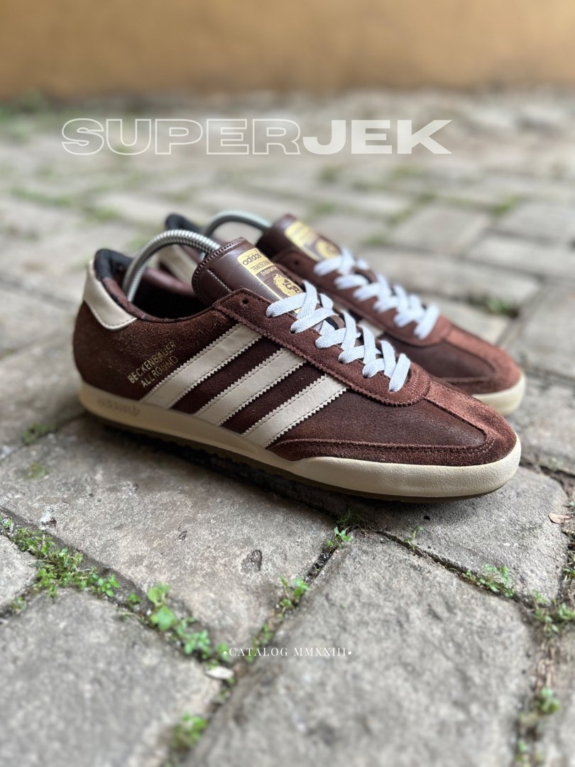 Adidas beckenbauer hot sale allround brown