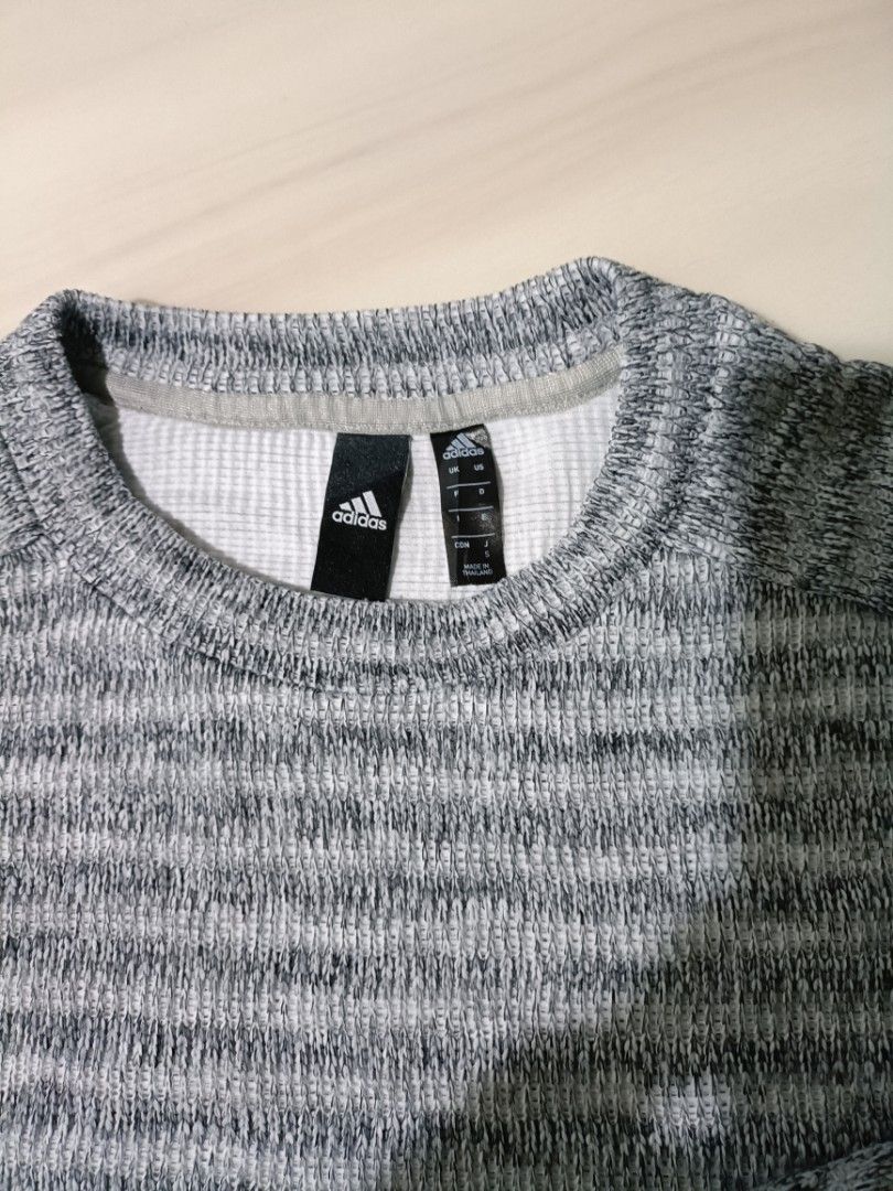 Adidas sales knit sweatshirt