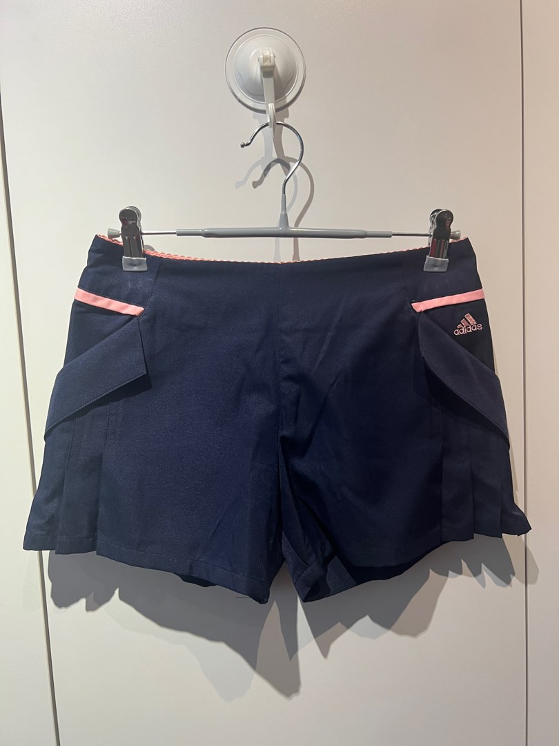 Adidas navy blue shorts womens clearance