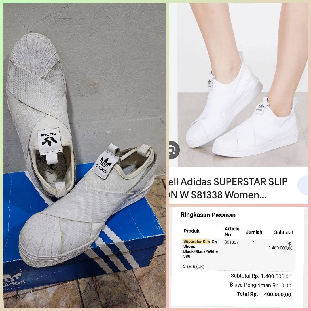 Adidas slip store on wanita