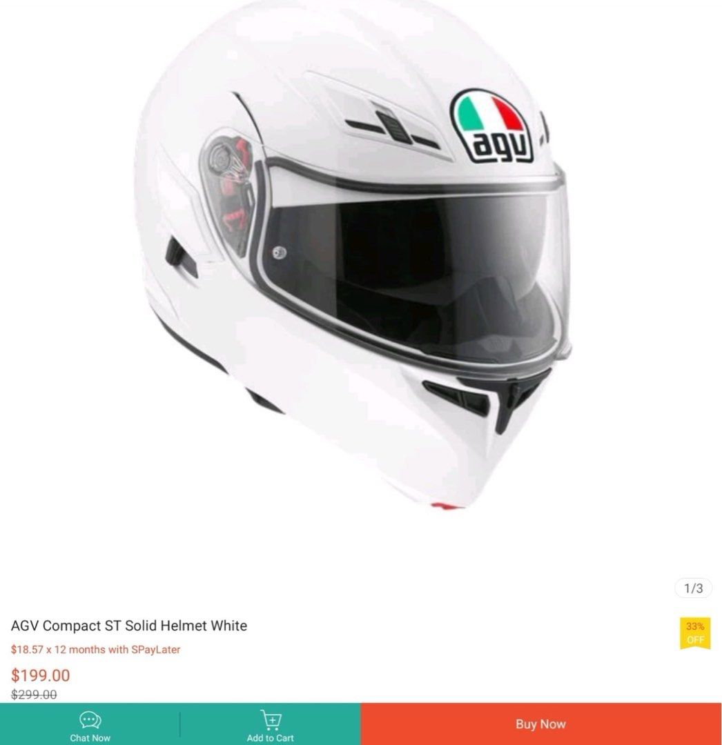 Agv compact solid clearance