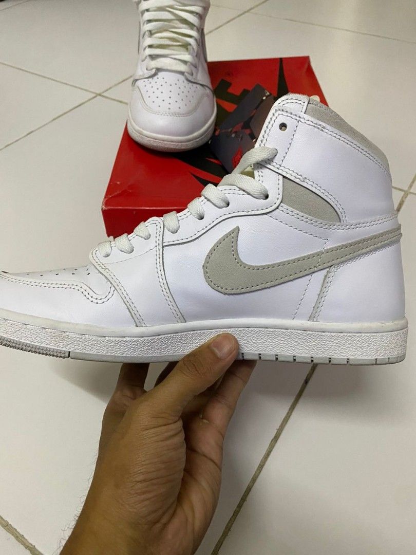 Air jordan 1 high neutral deals grey