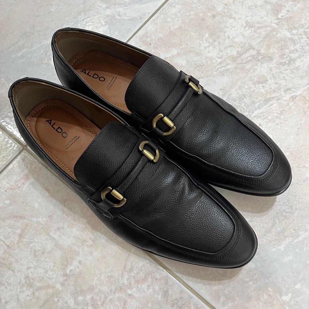 ALDO JIJAWS FORMAL BLACK LEATHER LOAFERS