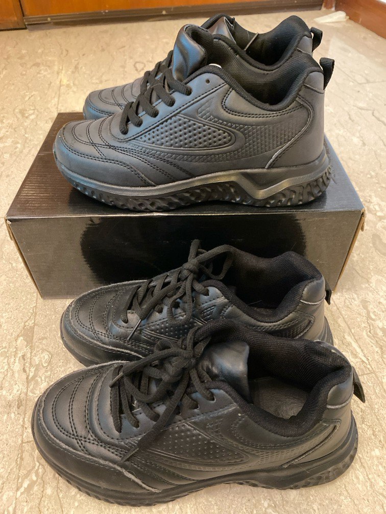 All black sales training shoes womens