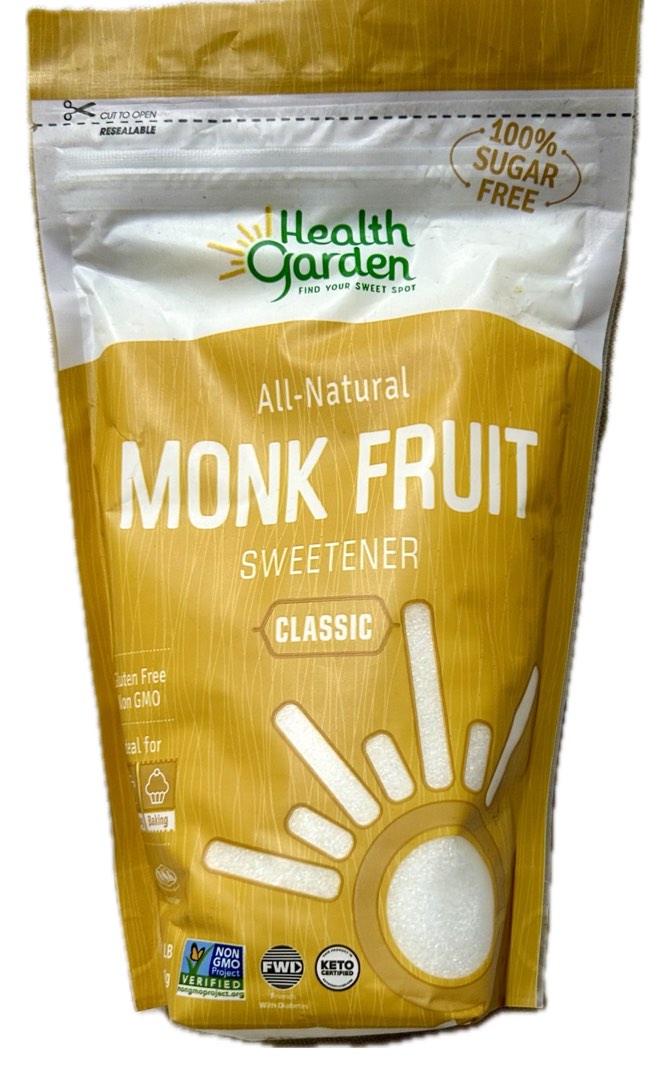 All Natural Monk Fruit with Erythritol Plant based Sugar alternative Sweetener 454g (expires 10/