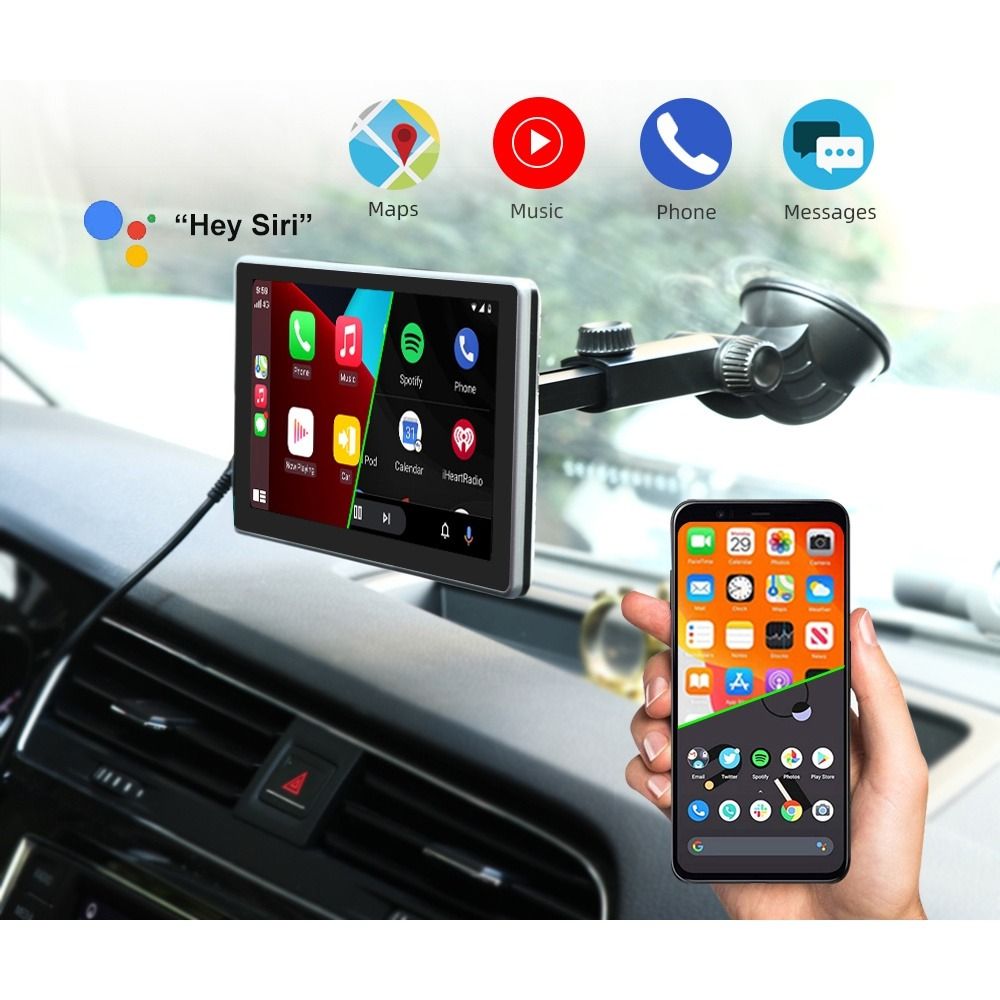 Android/Carplay Player 7'' external display, Auto Accessories on Carousell