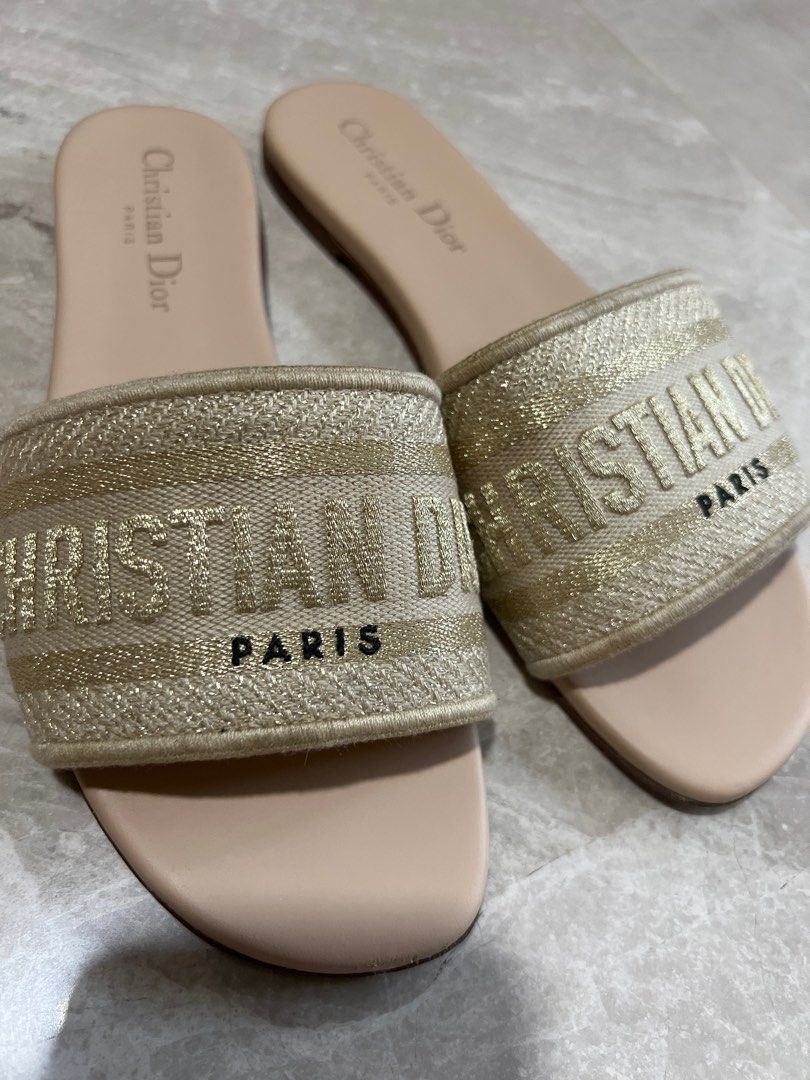 Christian dior sandals flat online