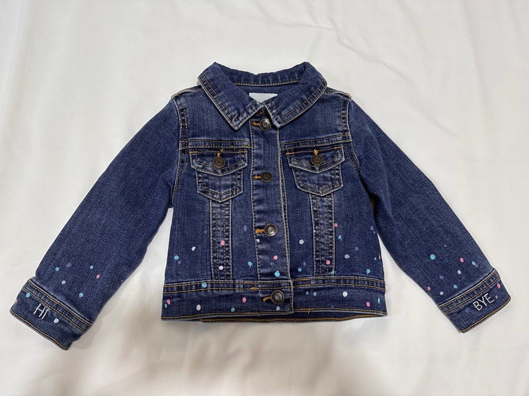Newborn denim jacket sale