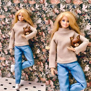 Vintage barbie doll on sale clothes for sale