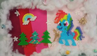 Made From the Seoul {Crafts~Korea~Hobbies}: Eyes, Nose, Lips & Perler Beads