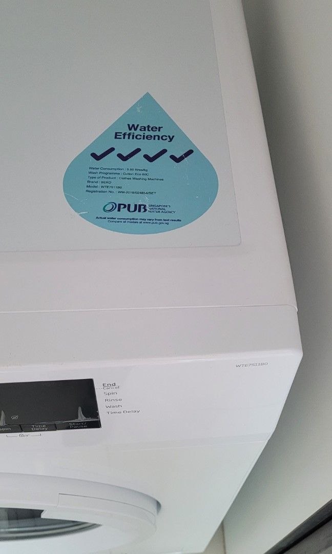 Beko Washing Machine 7kg, TV & Home Appliances, Washing Machines and ...