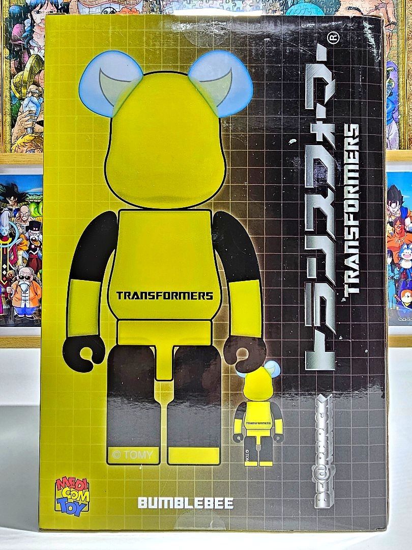 その他 BE@RBRICK TRANSFORMER BUMBLEBEE 100/400% Authentic Takara Tomy Transformer G1 BEARBRICK Bumblebee BE