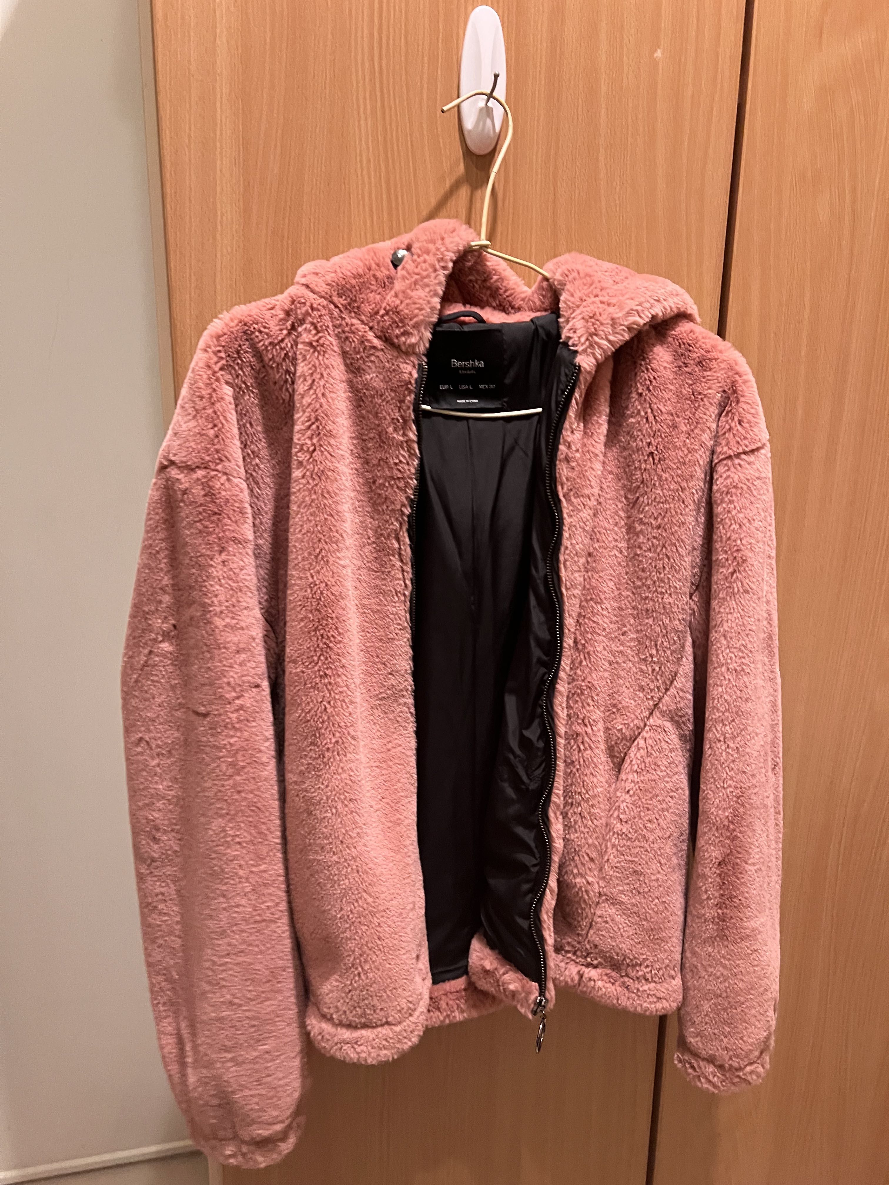 Teddy jacket best sale bershka