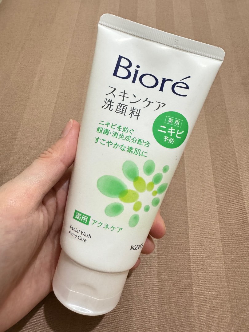 Biore Facial wash Acne Care, Beauty & Personal Care, Face, Face Care on
