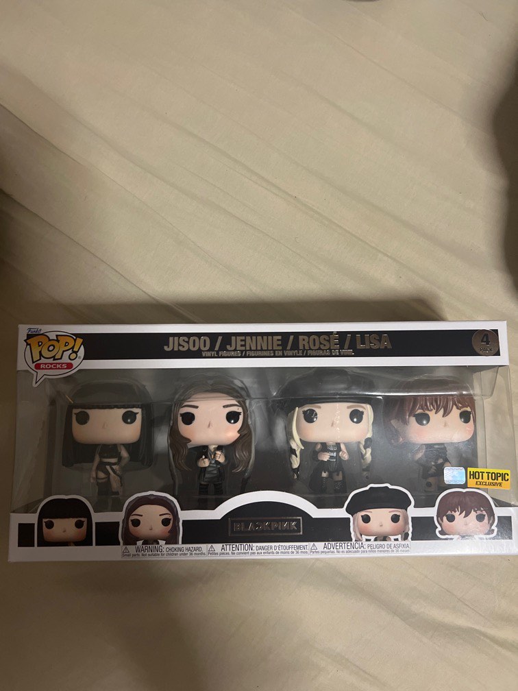 Funko Pop Blackpink Jennie Lisa Jisoo Rose 4 Pack Hot Topic Exclusive IN  HAND