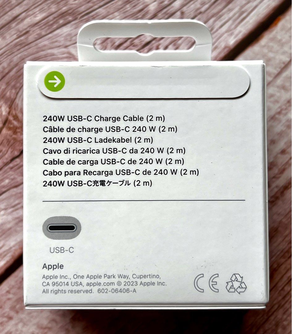 Apple 240W USB-C Charge Cable (2m) ​​​​​​​