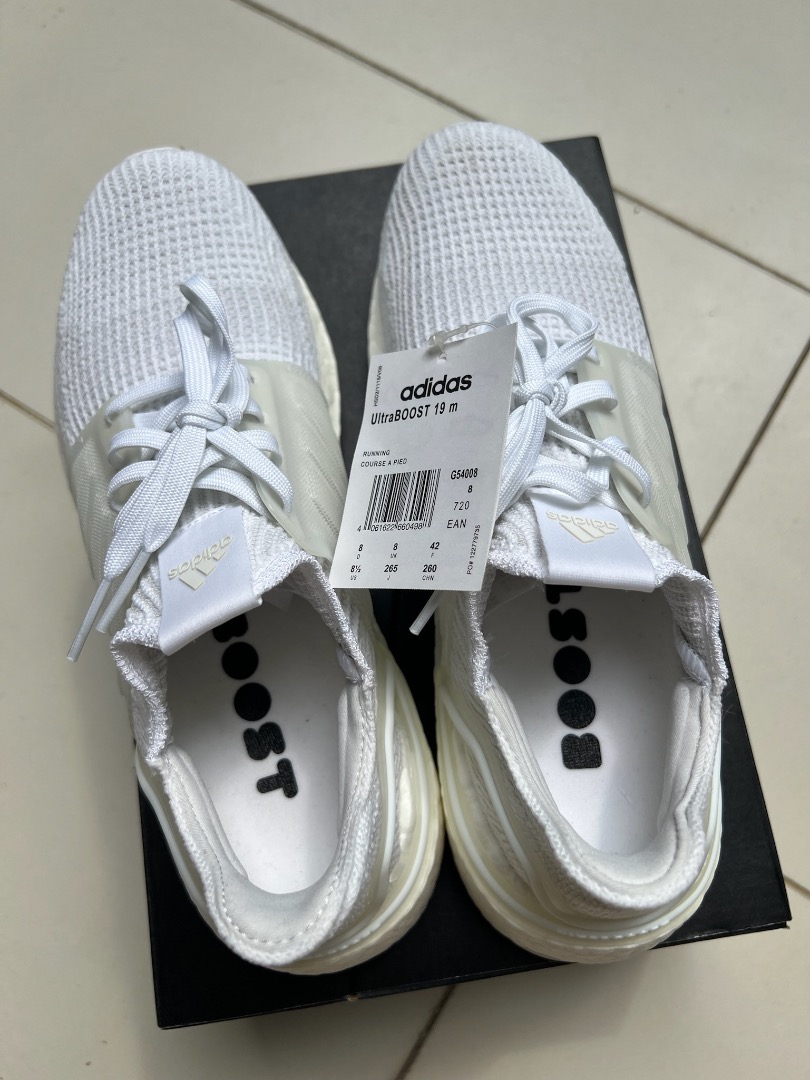 Ultra boost 19 men's cloud white discount